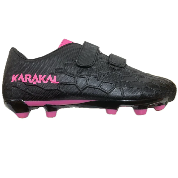 Karakal Childrens Hex Velcro Football Boot