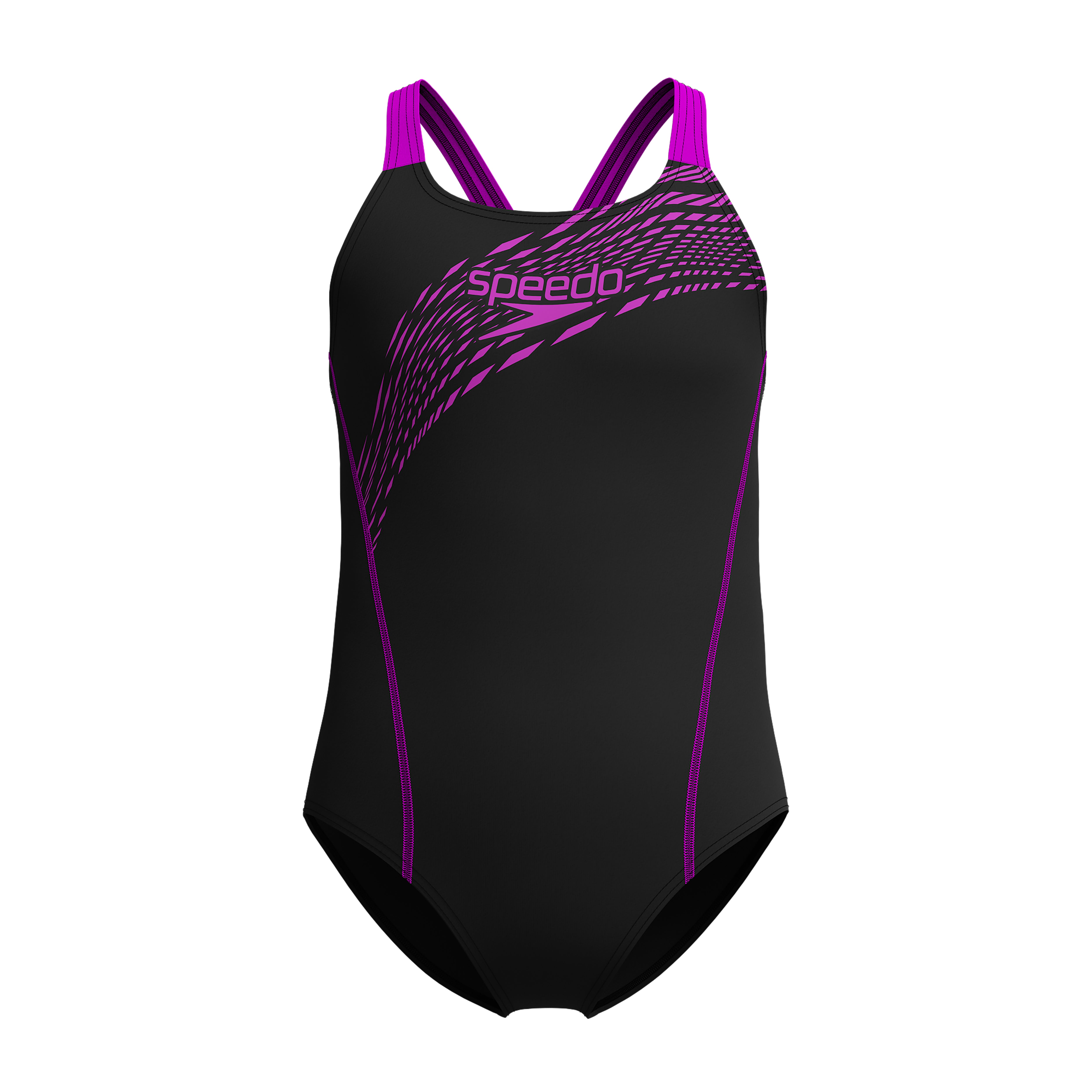 Speedo Girls Medley Logo Swimsuit
