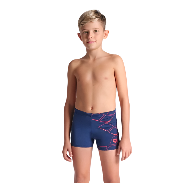 Arena Boys Losange Graphic Swim Shorts (Size 10-11 Years Only)