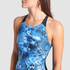 Arena Ladies Blue Flowers Swimsuit (Size 8 Only)