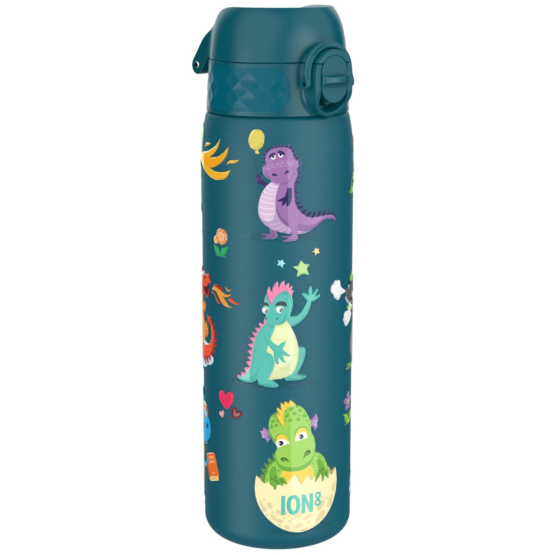 Ion8 Slim 600ml Stainless Steel Dragons