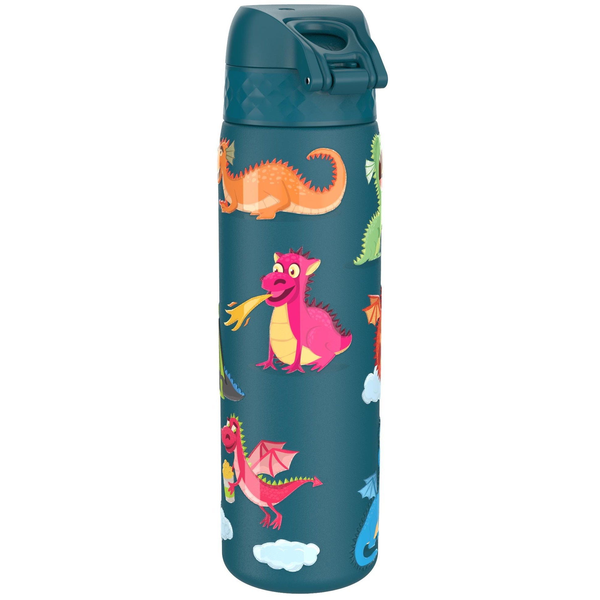 Ion8 Slim 600ml Stainless Steel Dragons