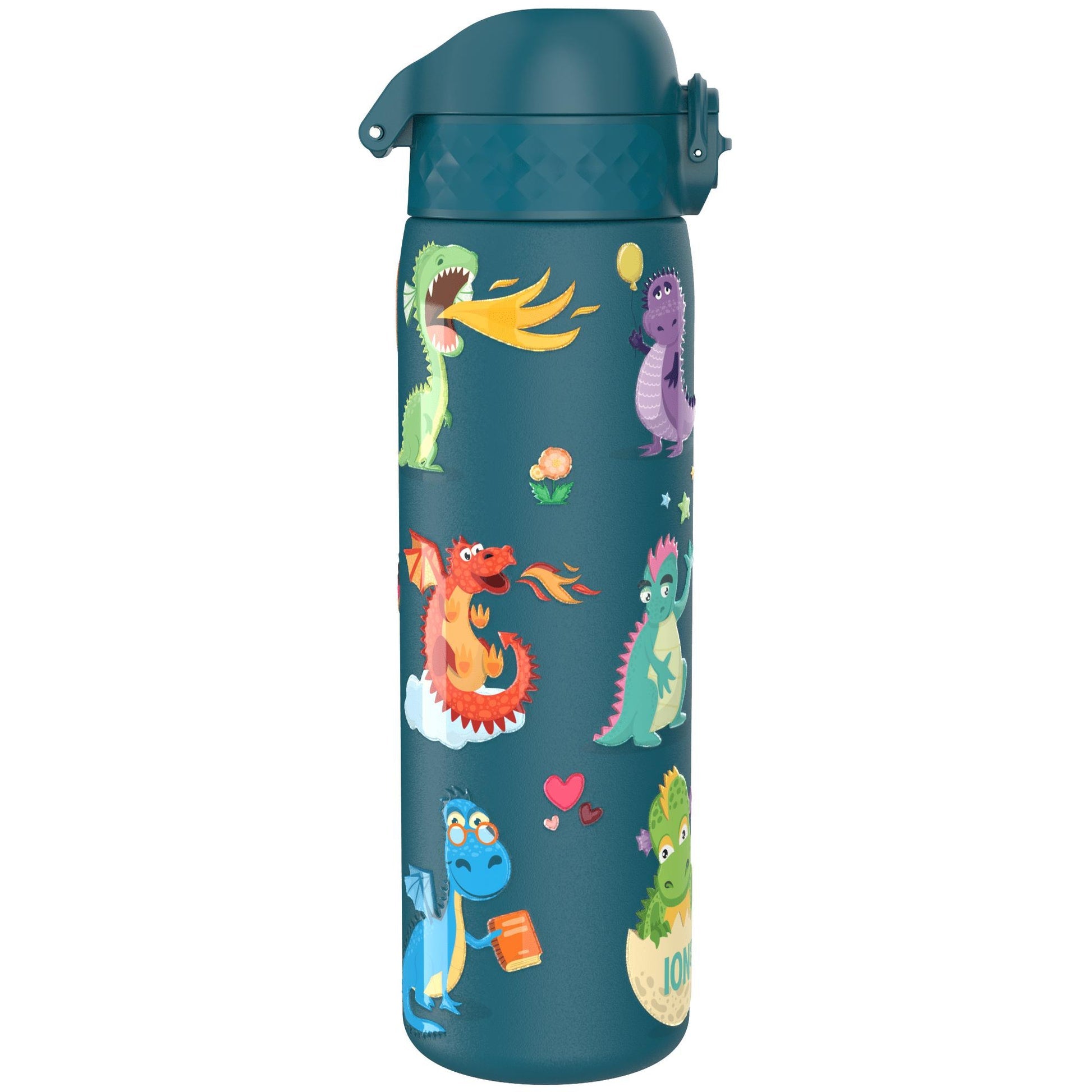 Ion8 Slim 600ml Stainless Steel Dragons