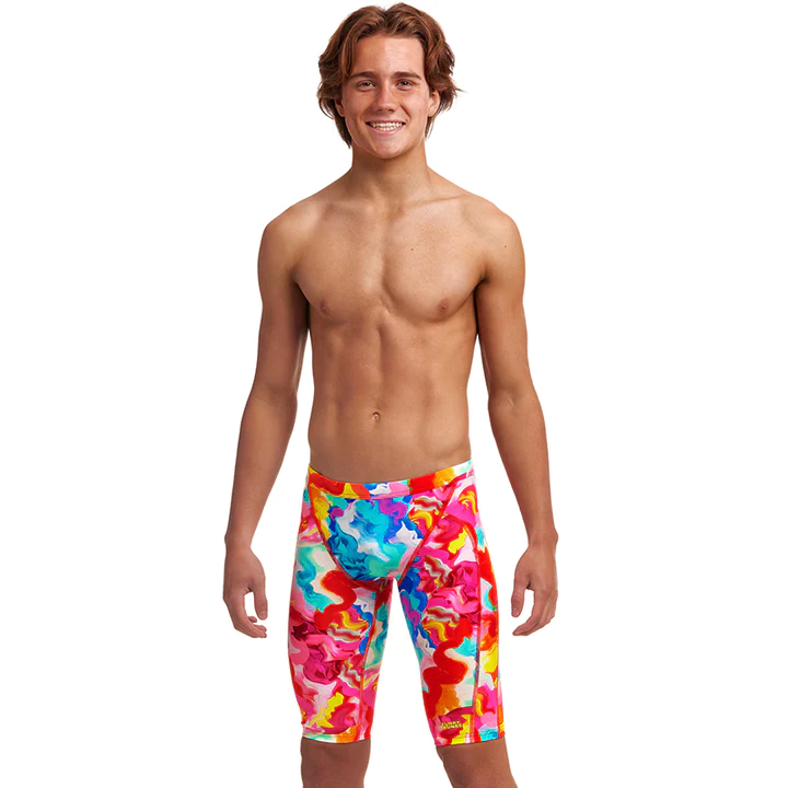 Funky Trunks Boys Training Jammers Messy Monet