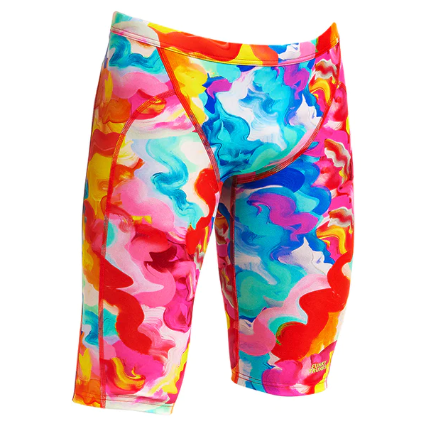 Funky Trunks Boys Training Jammers Messy Monet
