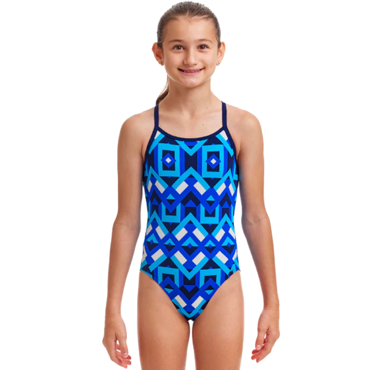 Funkita Girls Diamond Back One Piece Gee A Geo