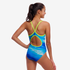 Funkita Girls Diamond Back One Piece Sea Breeze