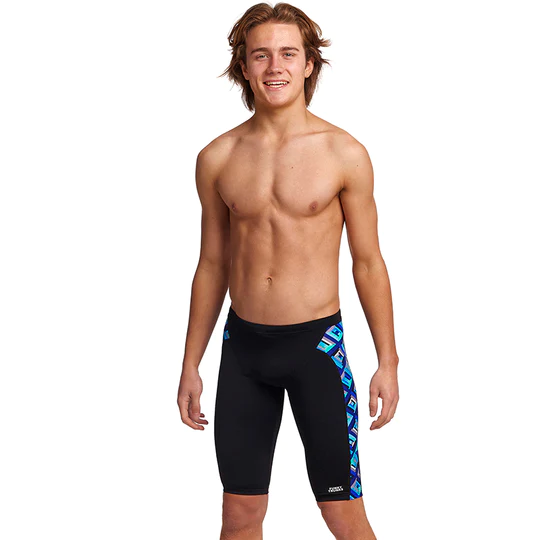 Funky Trunks Boys Training Jammers Blue Bunkers
