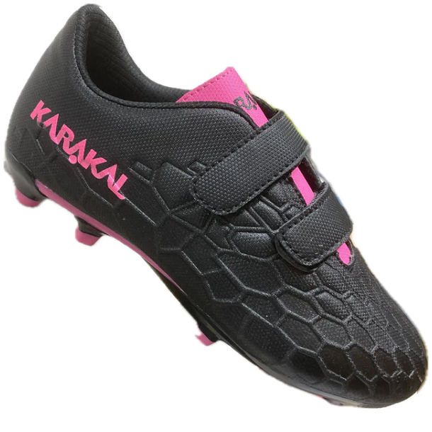 Karakal Childrens Hex Velcro Football Boot
