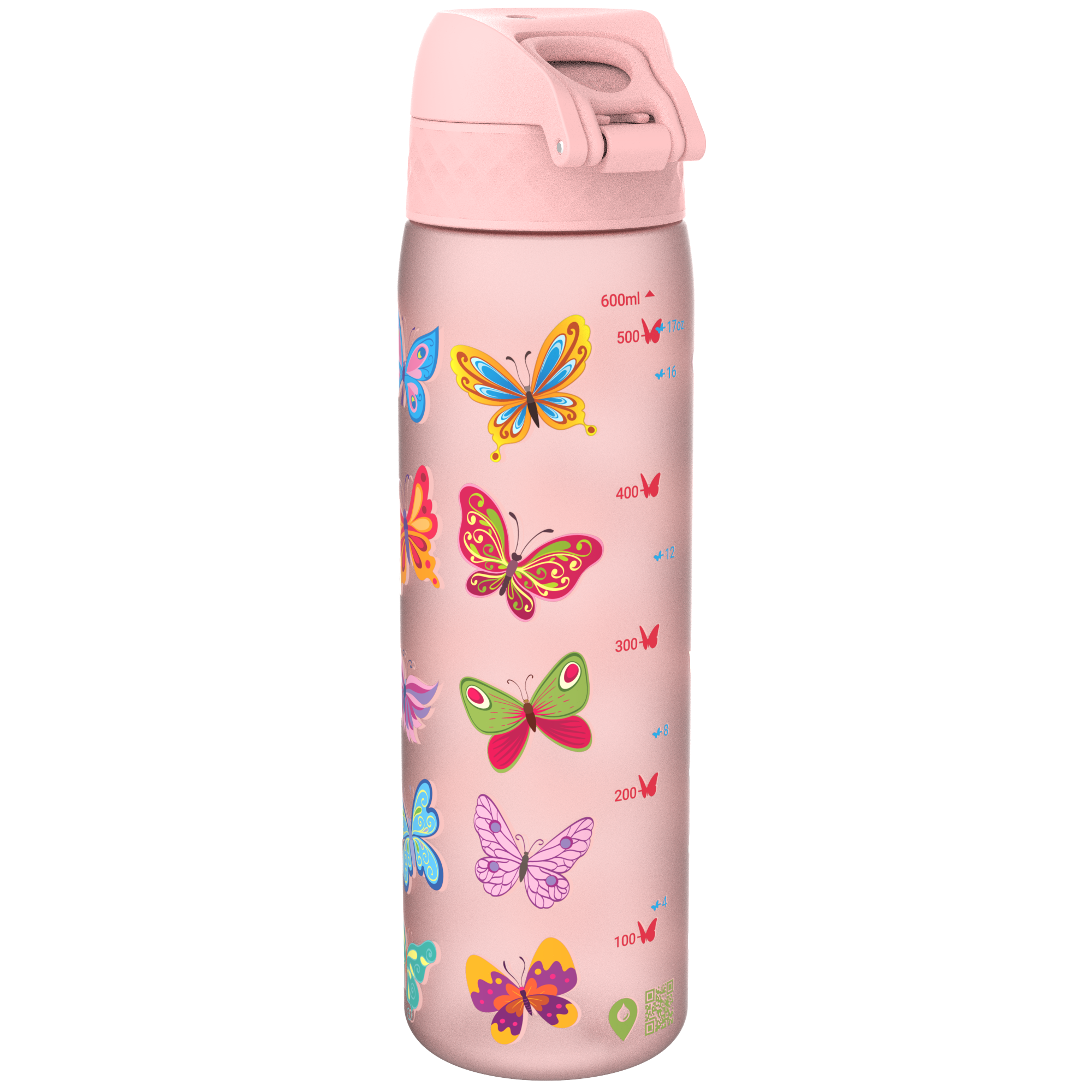 Ion8 Slim 500ml Waterbottle Butterfly 23
