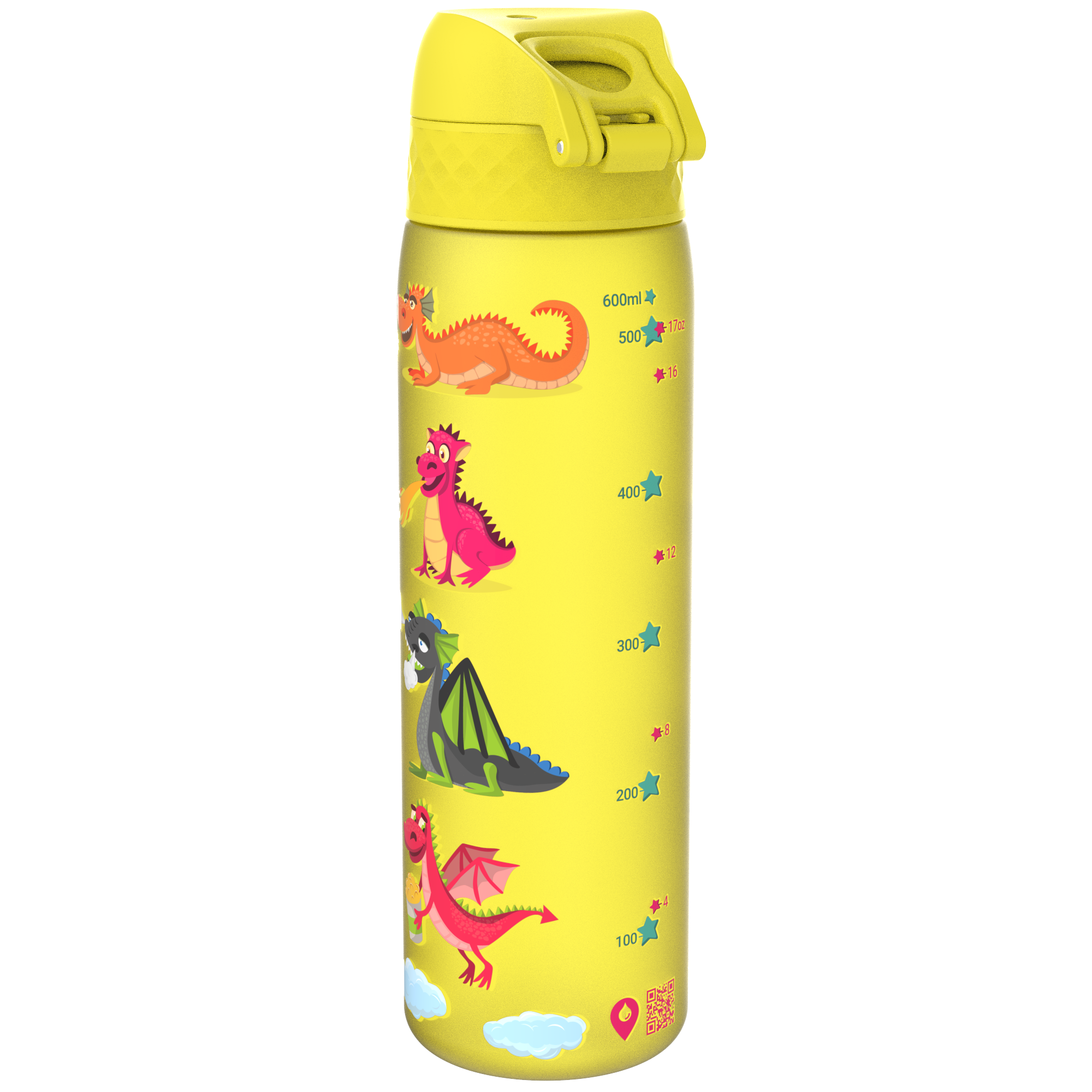 Ion8 Slim 500ml Waterbottle Dragon