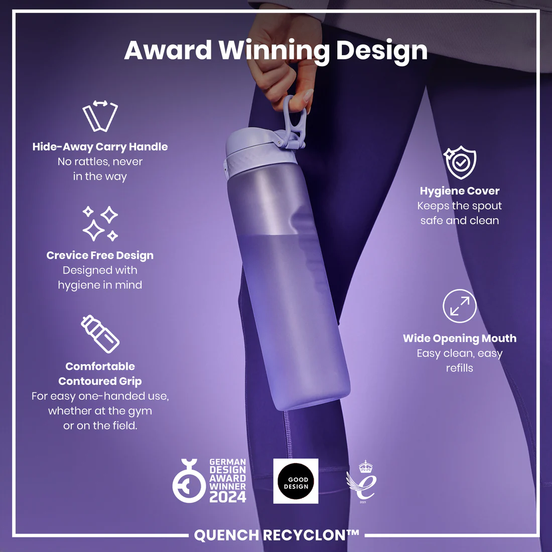 Ion8 Quench 1000ml Waterbottle