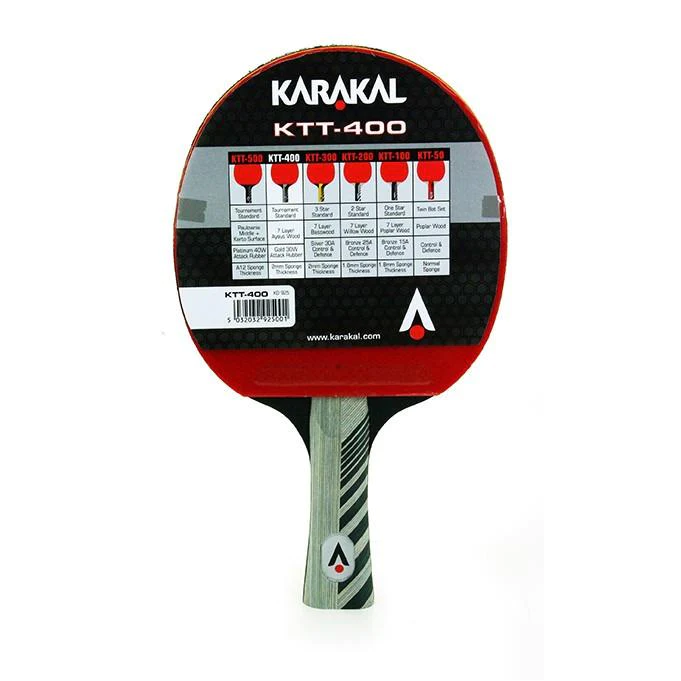 Karakal KTT-400 4 Star TT Bat + Cover