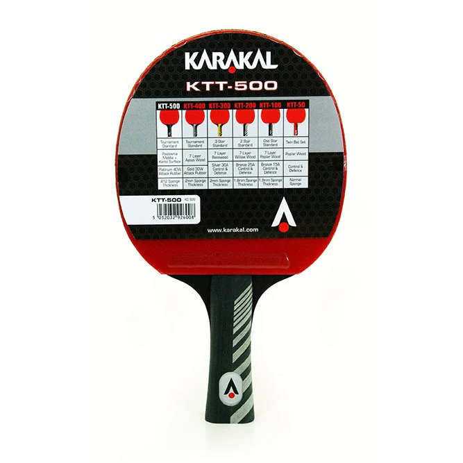 Karakal KTT-500 5 Star TT Bat + Cover