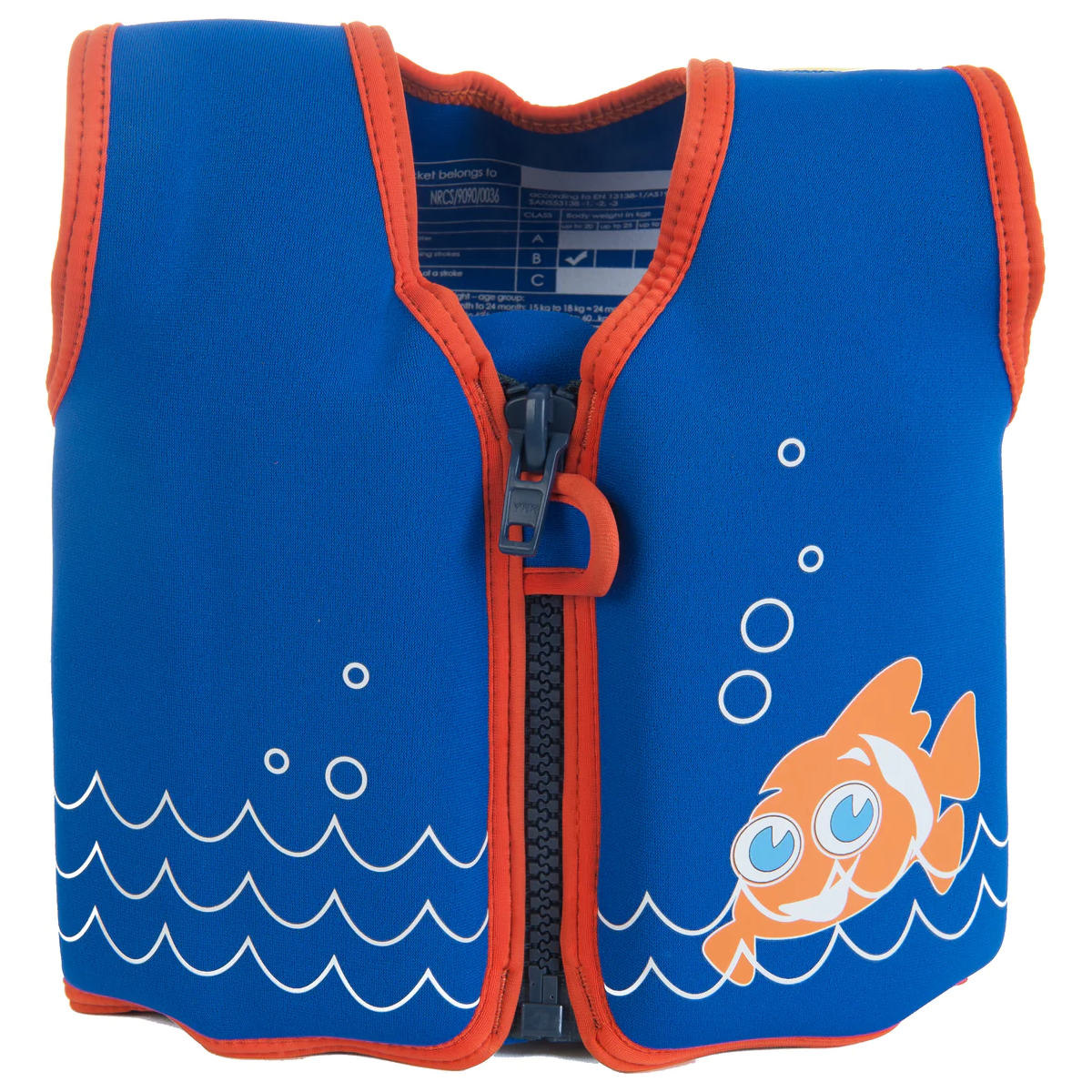 Konfidence Buoyancy Swim Vest Clownfish