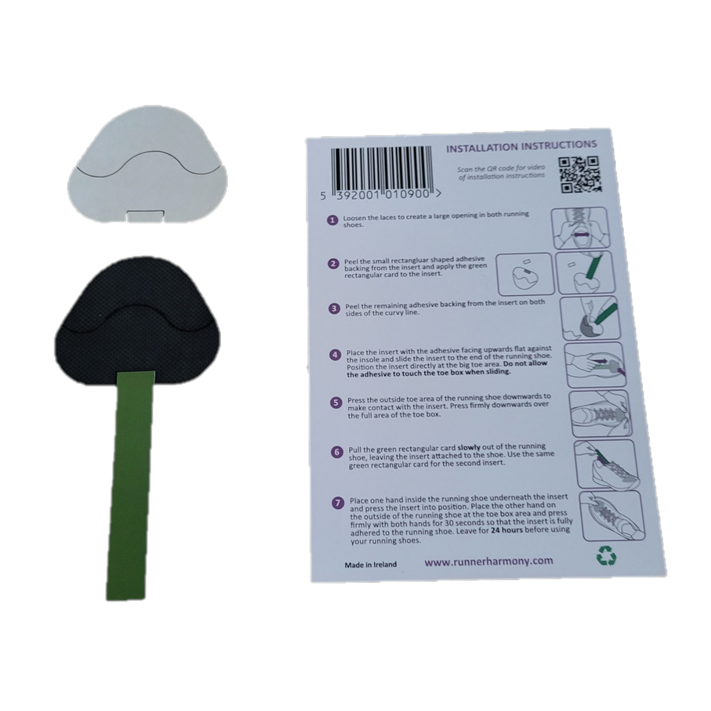 Runner Harmony Toe Hole Prevention Insert