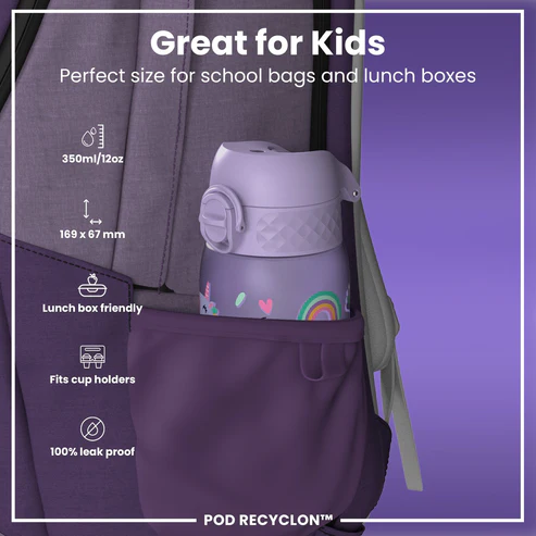 Ion8 Pod 350ml Waterbottle Unicorn