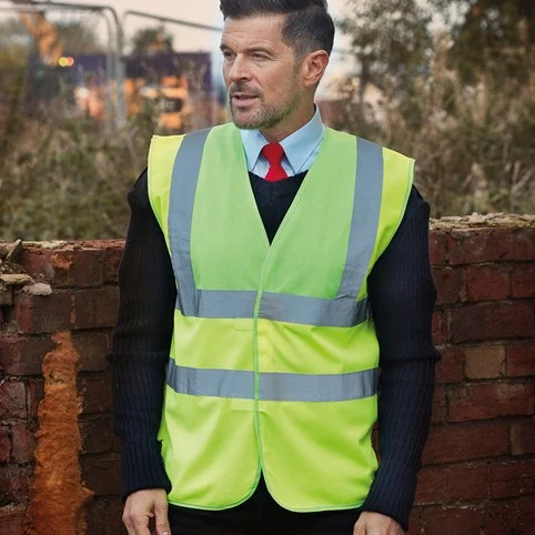 Yoko Hi-Vis 2 Bands Waistcoat