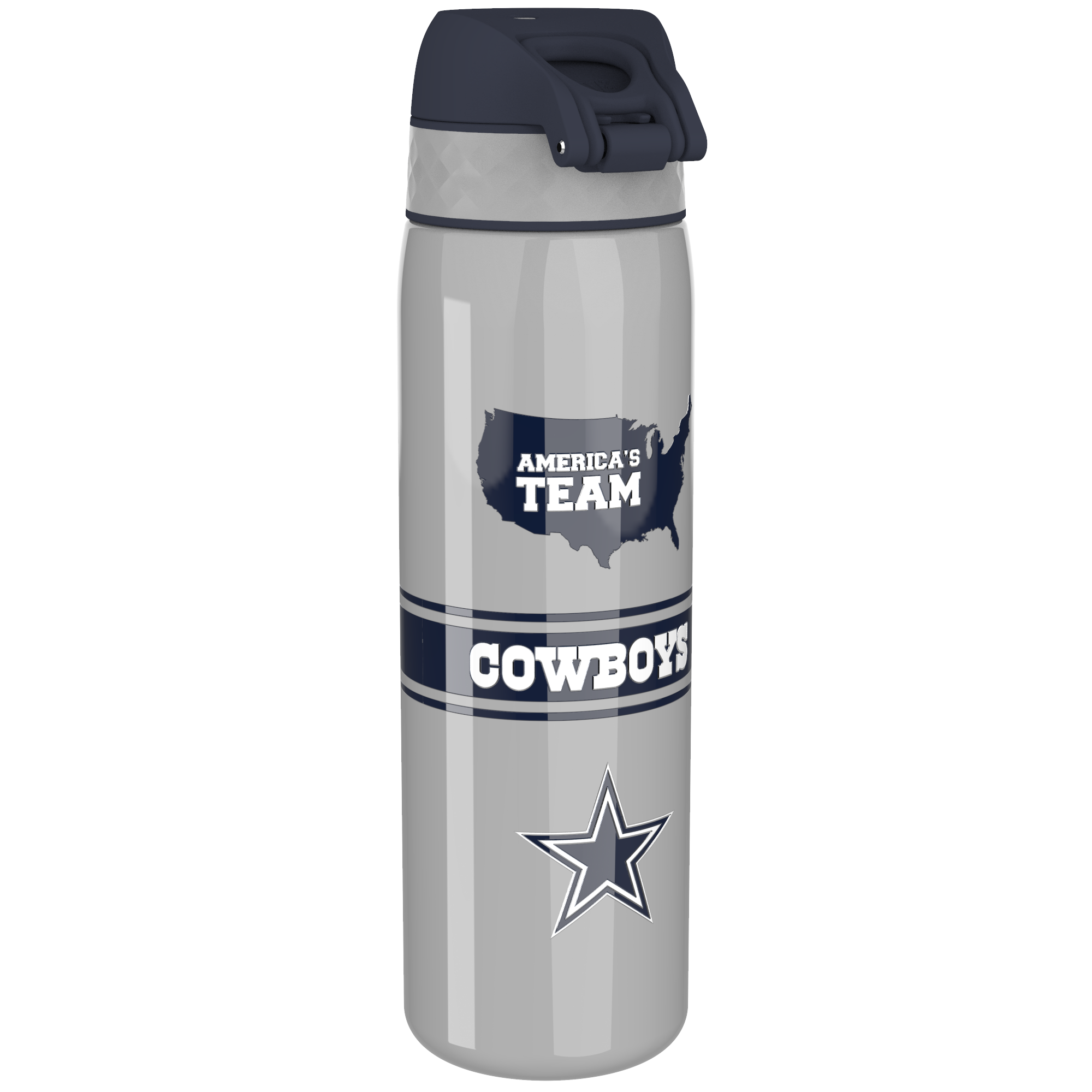 Ion8 Slim Stainless Steel NFL Water Bottle - Dallas Cowboys