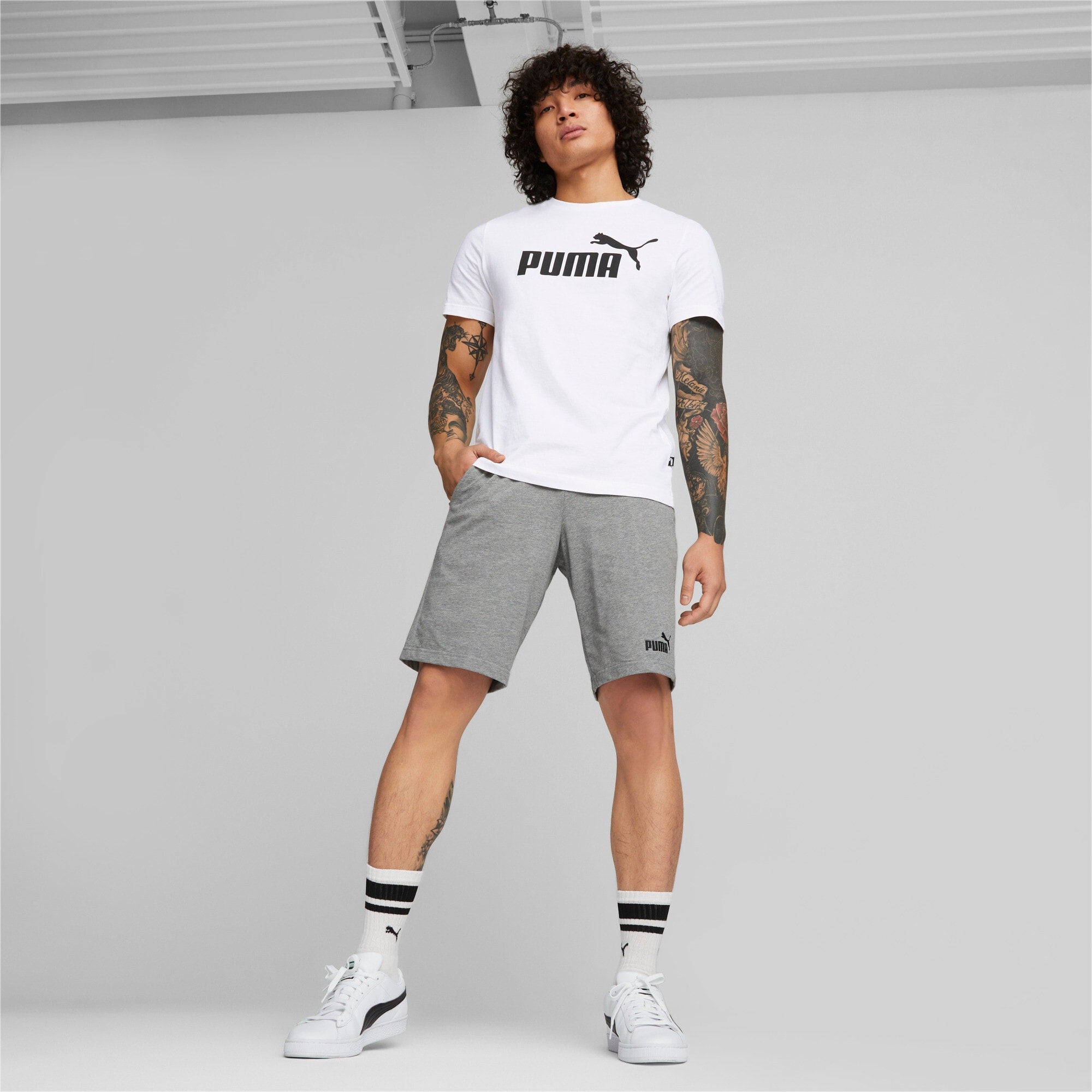 Puma Mens Ess Logo Tee (Size XXL Only)
