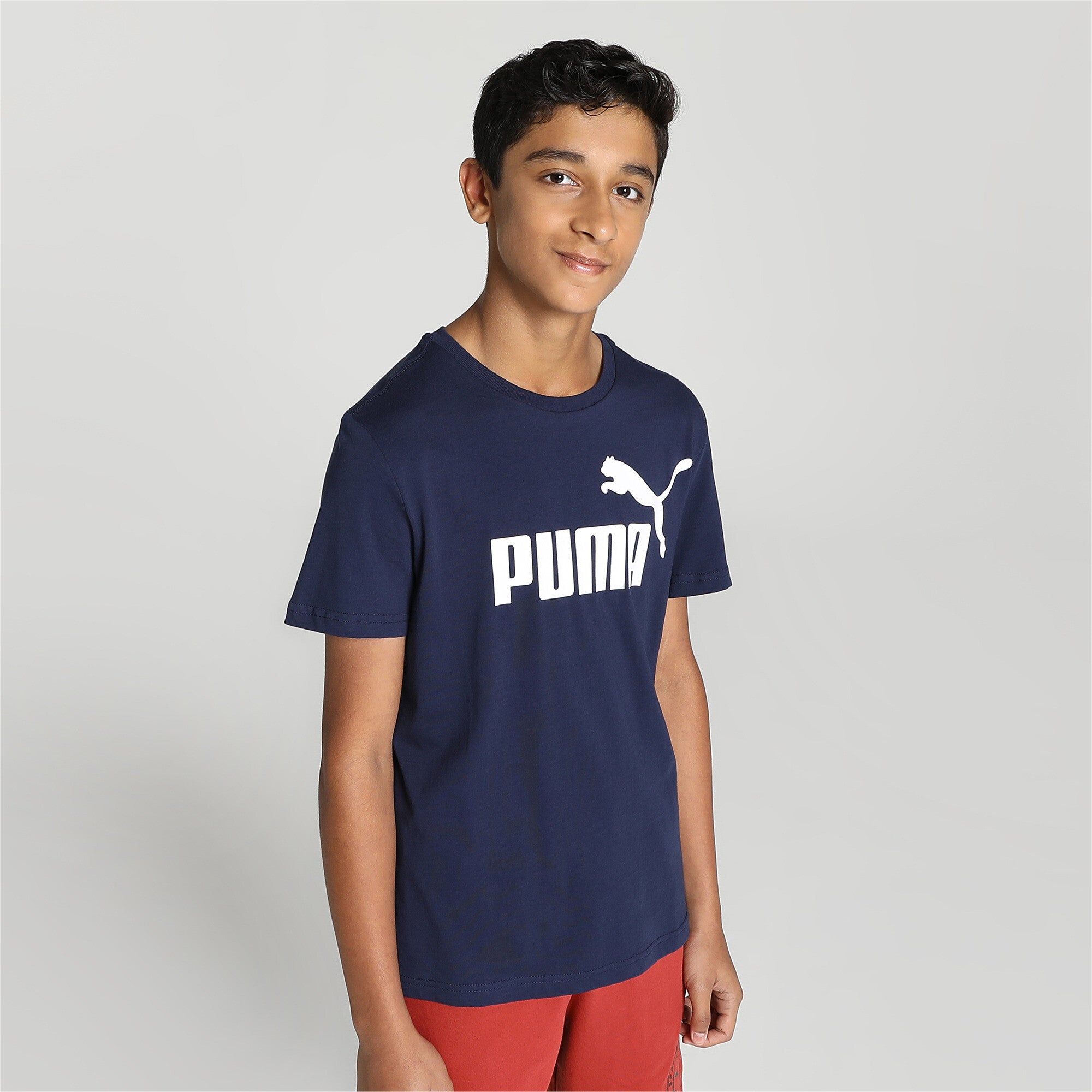Puma Junior Ess Logo Tee