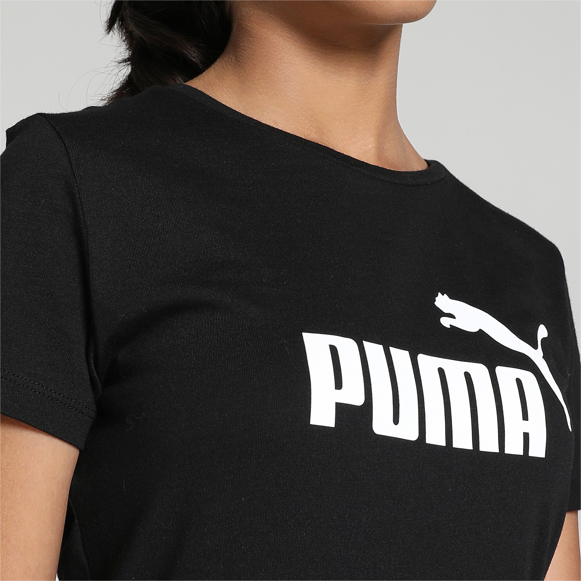 Puma Girls ESS Logo Tee