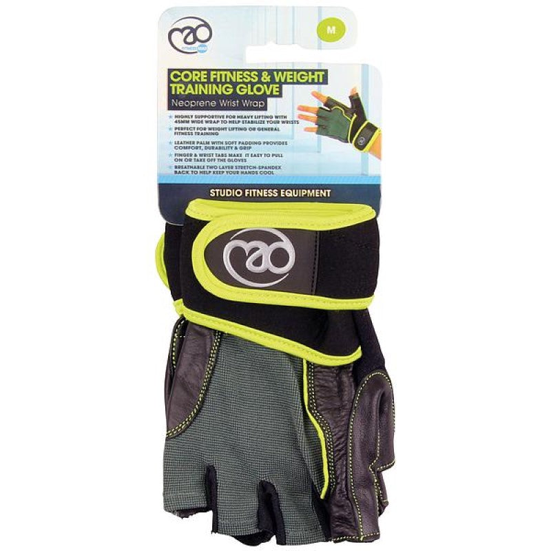 Fitness Mad Men's Core Fitness & Weight Training Gloves