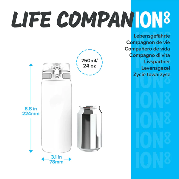 Ion8 Pod 400ml Waterbottle Frog Pond