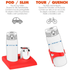 Ion8 Slim 600ml Waterbottle Gamer