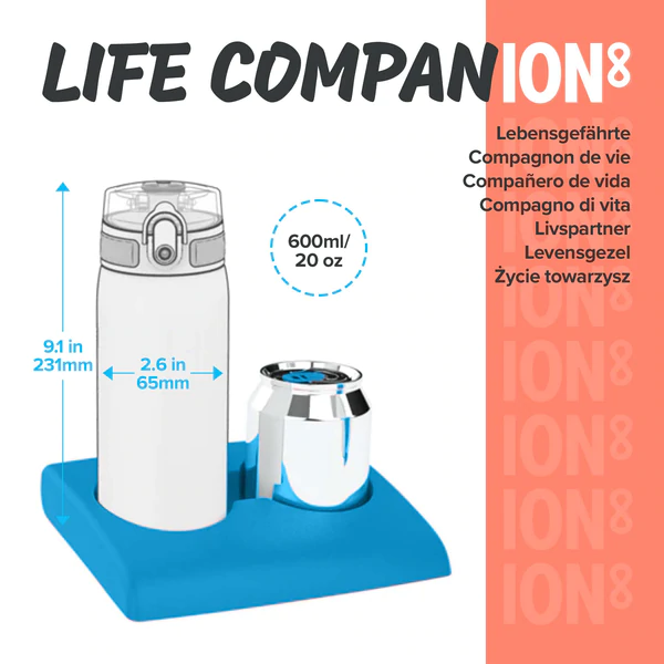 Ion8 Slim 500ml Waterbottle Unicorn