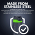 Ion8 Slim Stainless Steel NFL Water Bottle - Seattle Seahawks