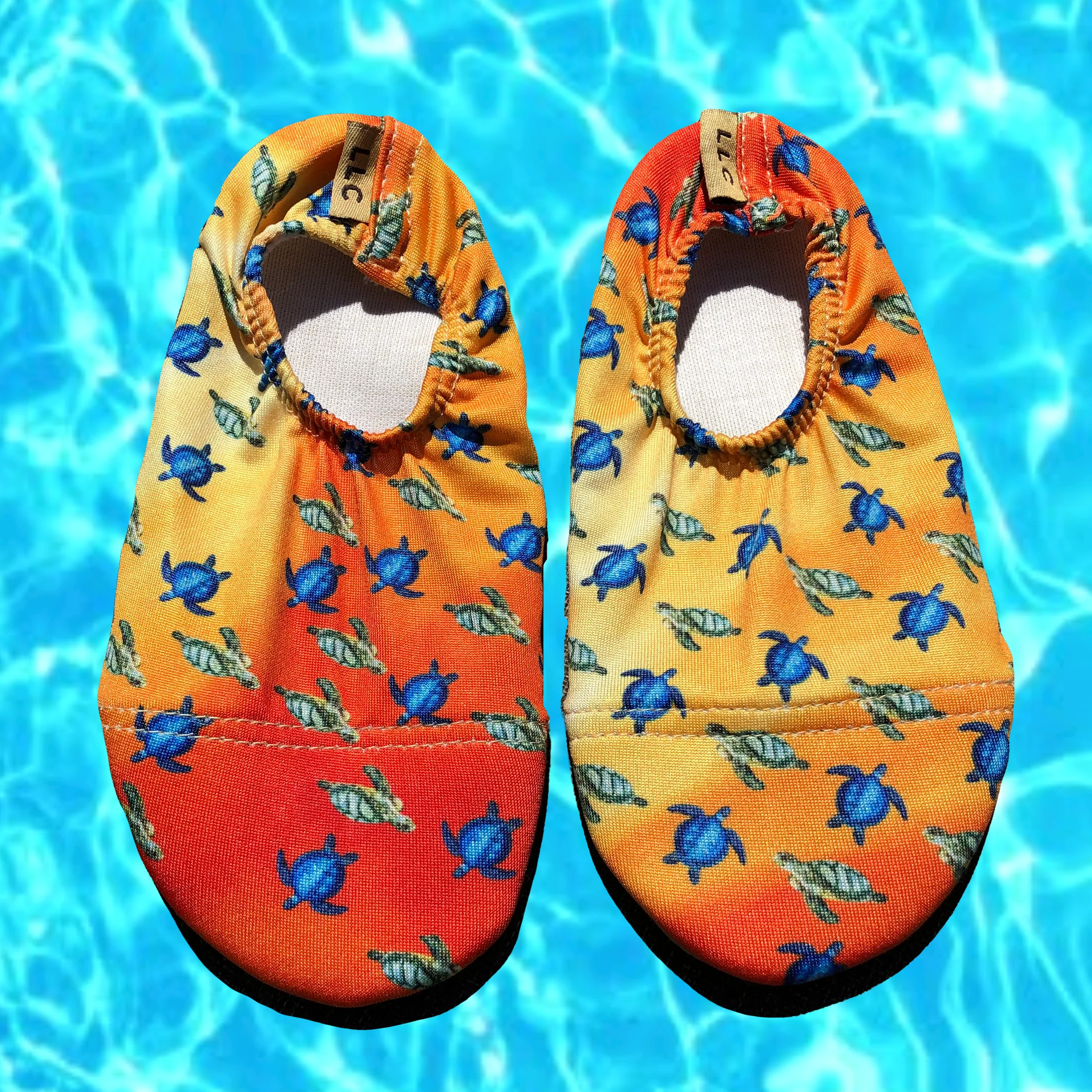 Look Like Cool 'Turtles' Pool Shoes