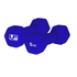 Urban Fitness Hex Dumbbells Neoprene Covered (Pair) (Blue, 2 x 5kg)