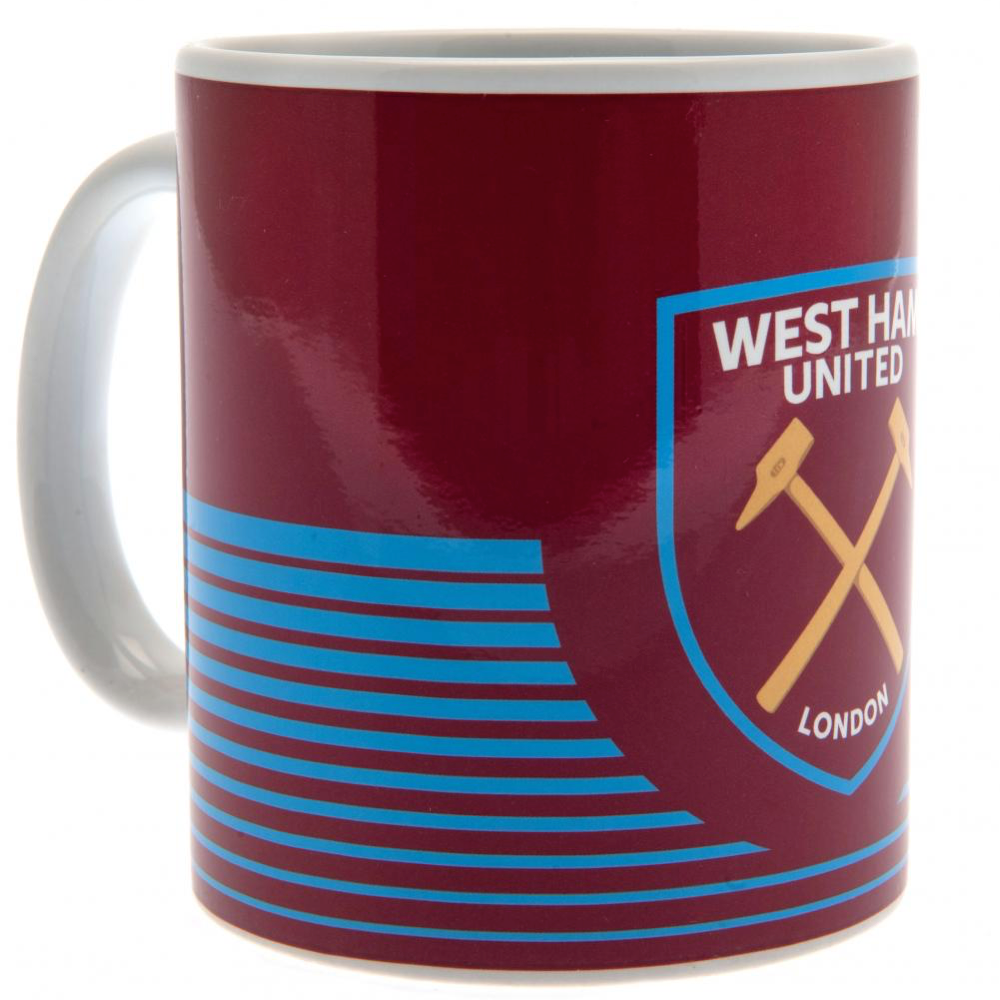 West Ham United Linear Mug
